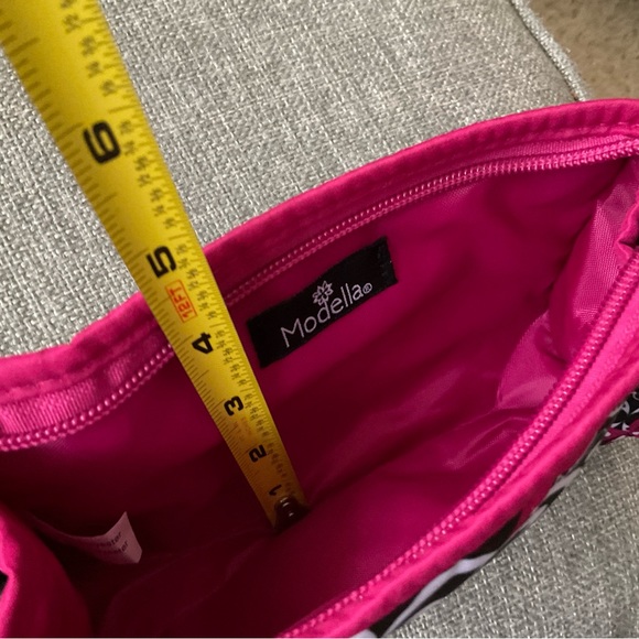 Two Pink & Black Modella Makeup Bags - Picture 12 of 15